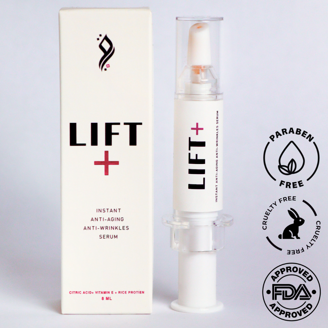 Lift + (plus) serum, instant anti-aging and anti-wrinkles serum, Botox replacement